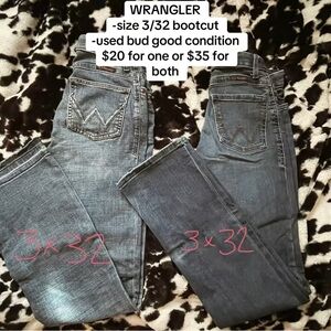 Wrangler bootcut jeans